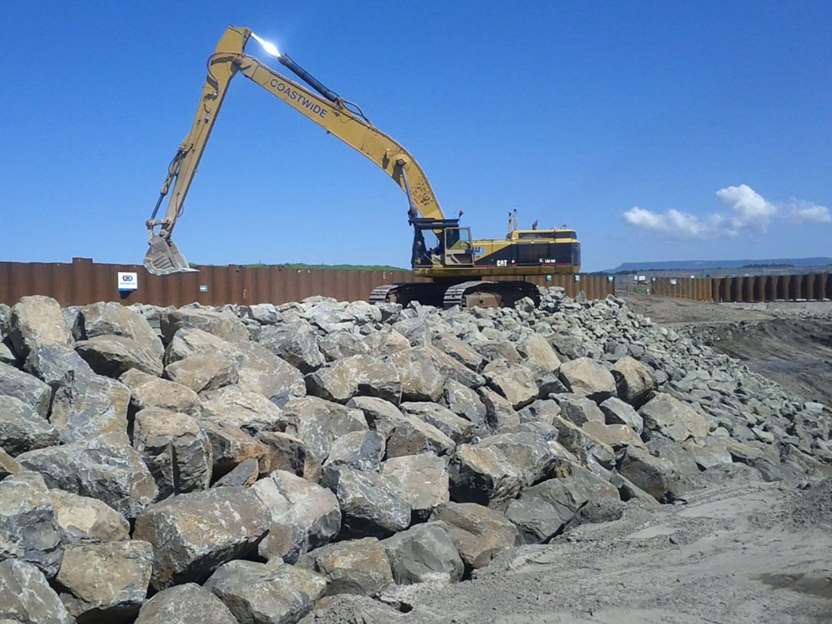 Sea wall construction services NSW