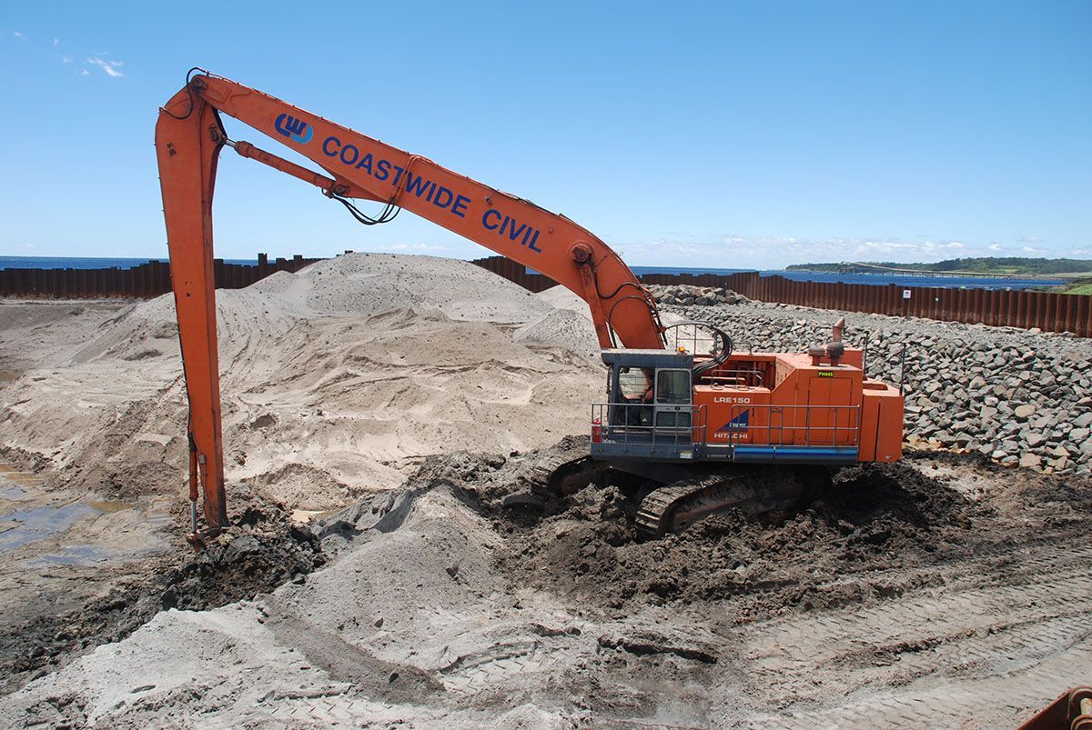 port botany foreshore and dredging works