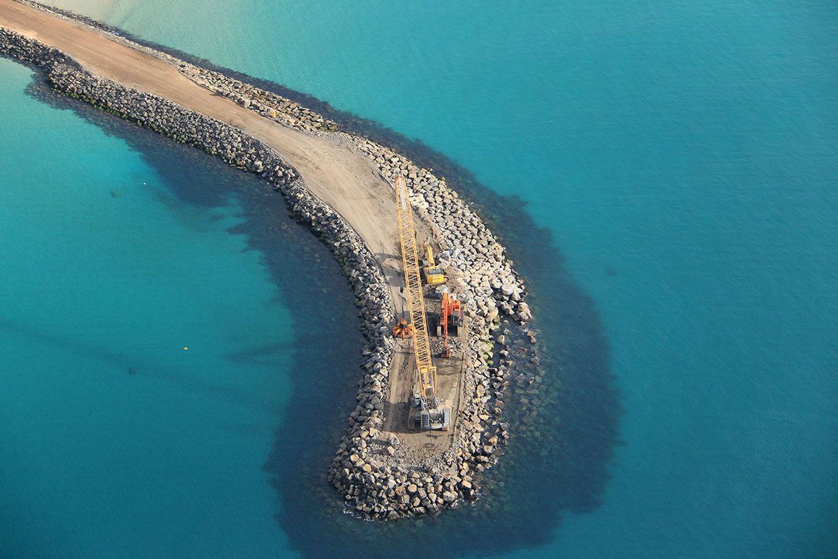 shellcove boat harbour breakwater & groyne