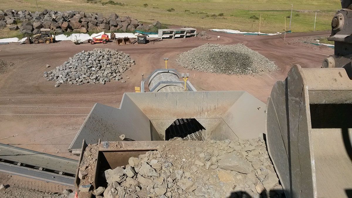 Rock processing