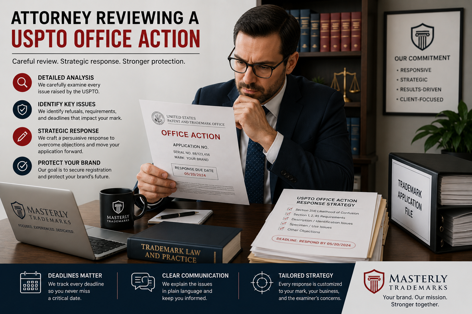  trademark office action attorney reviewing Irademark office action 