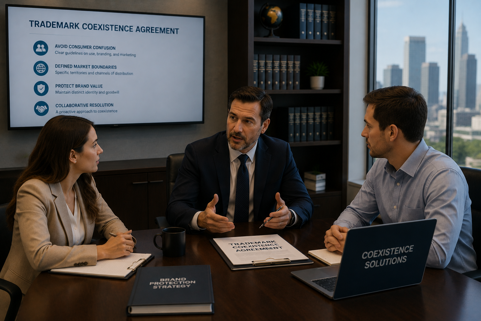 professional guidance related to trademark coexistence agreement