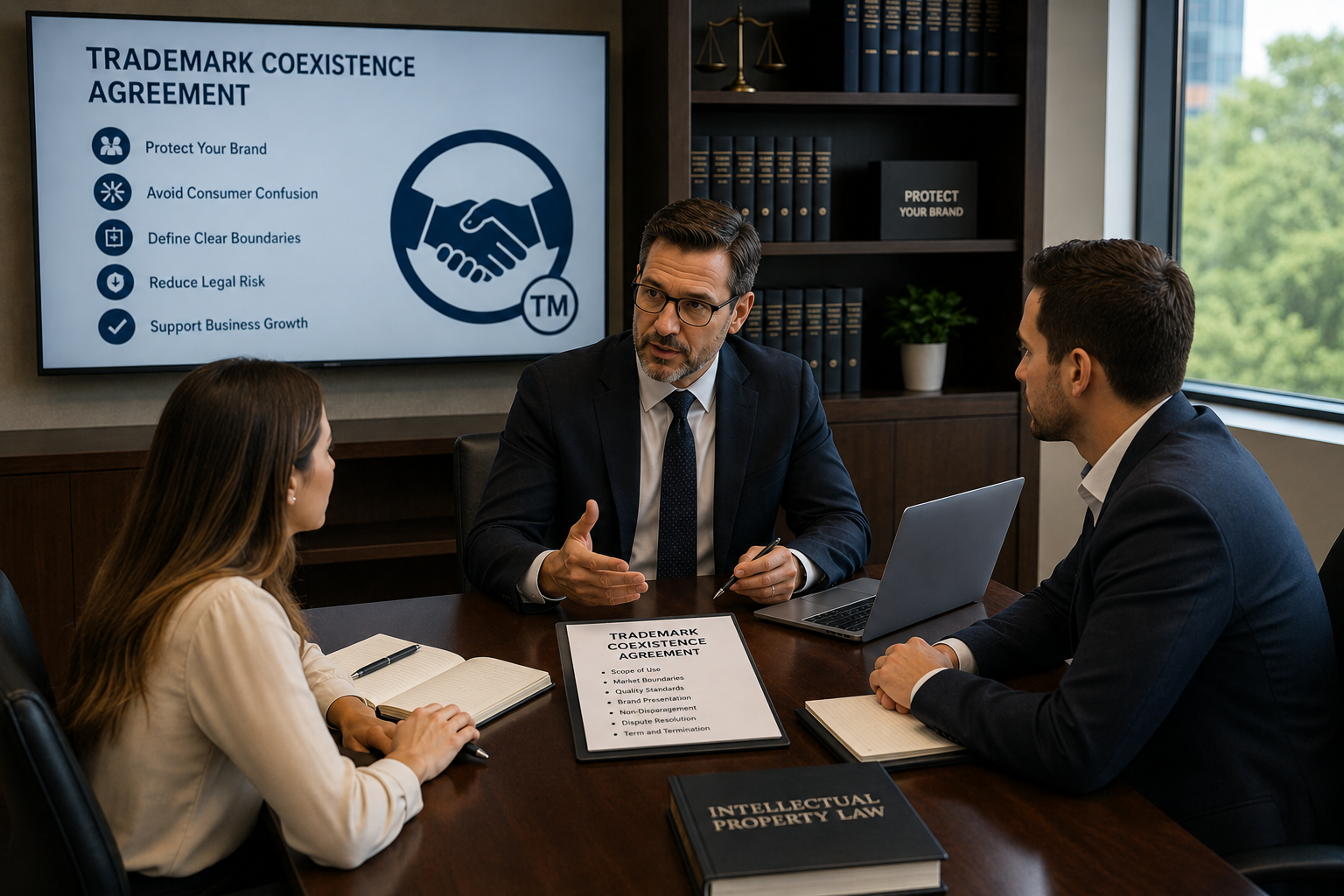 consultation for trademark coexistence agreement