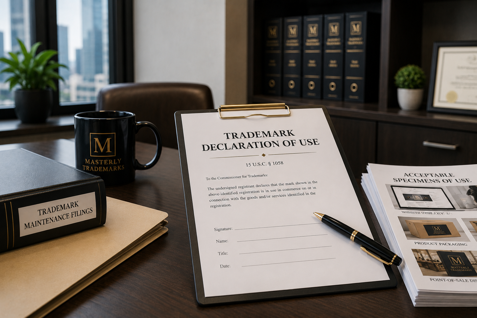 trademark declaration of use