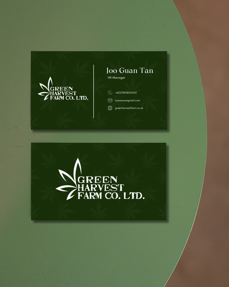 Green Harvest Farm Co. business cards