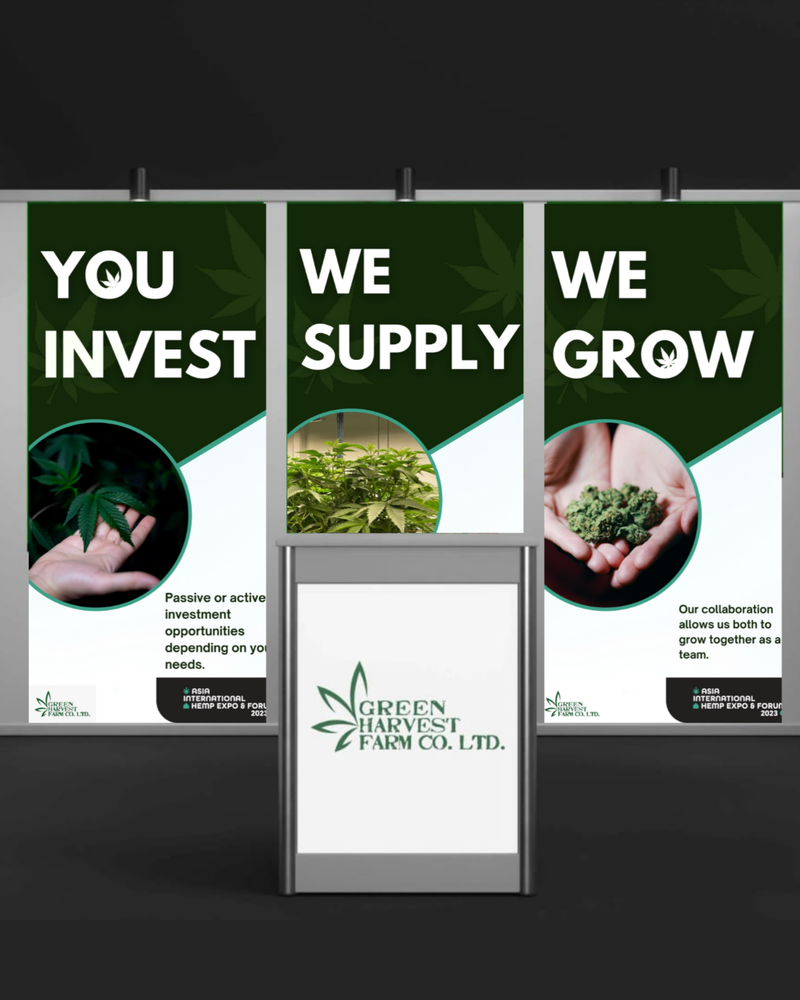 Green Harvest Farm Co. expo display design