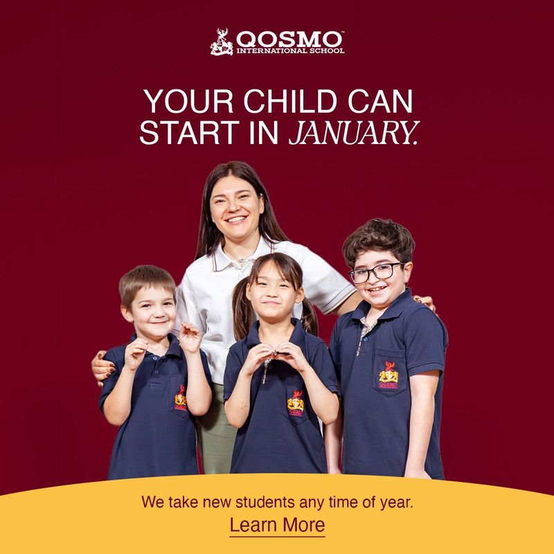 Qosmo ad: Your child can start in January