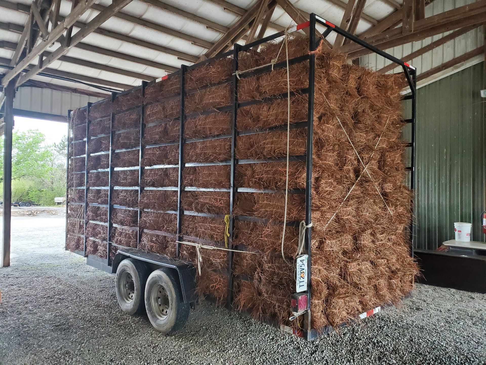 Pine Straw Mulch at Vining Stone near Peachtree City