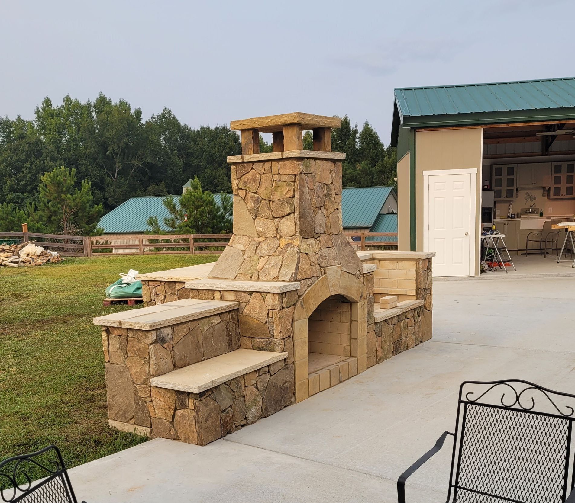 Pre built Fireplace available at Vining Stone