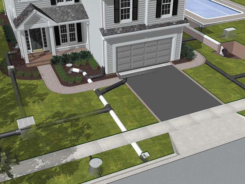 gravel and drainage solutions from Vining Stone