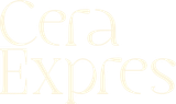 Texto “Cera Expre” en color dorado pálido sobre fondo blanco.