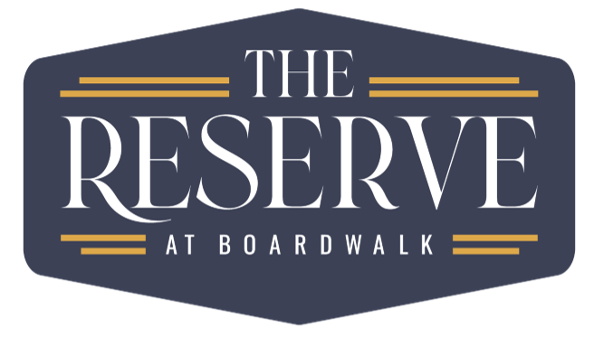 The Reserve at Boardwalk Logo - linked to home page