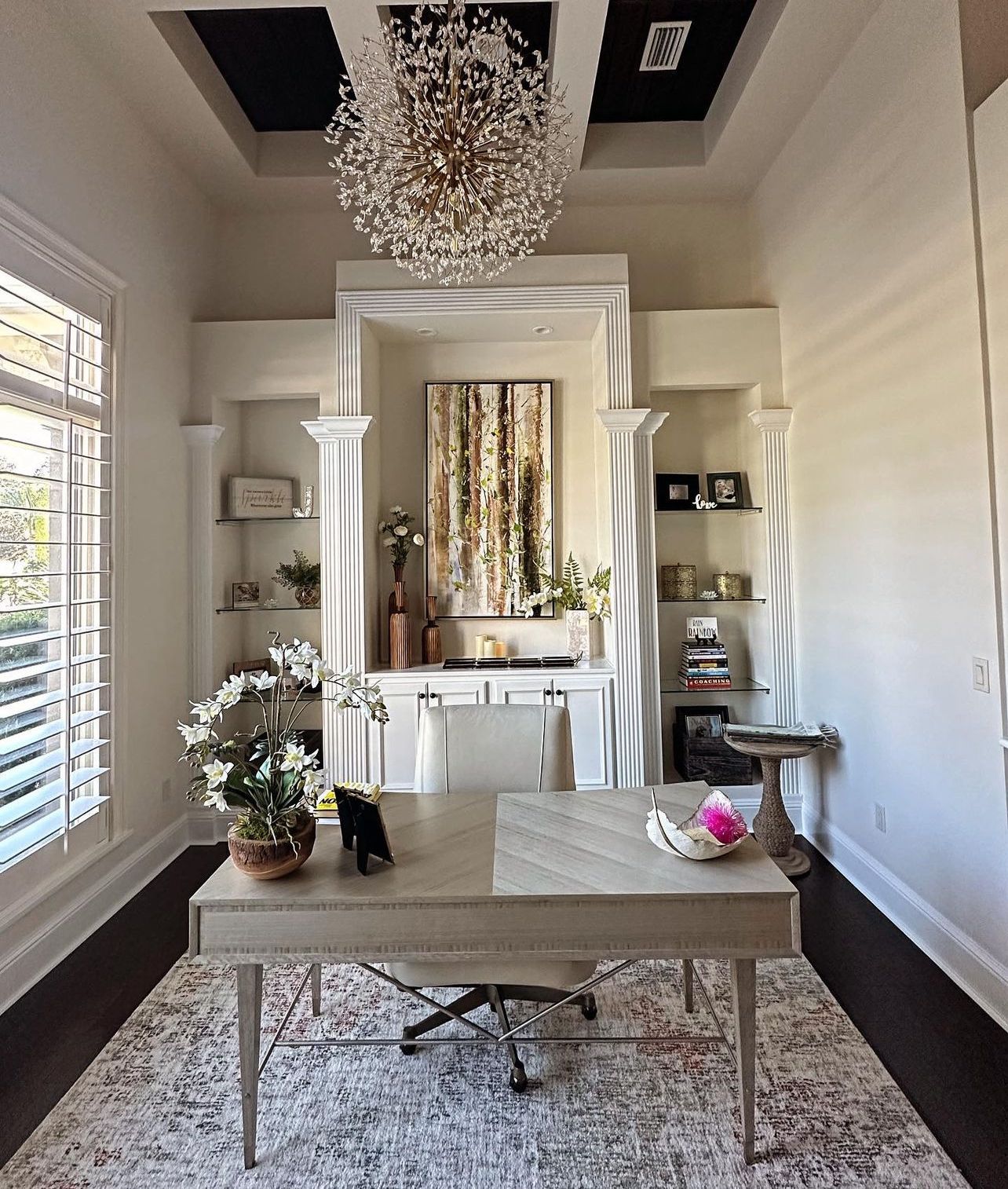 A large kitchen with a large island and stools.