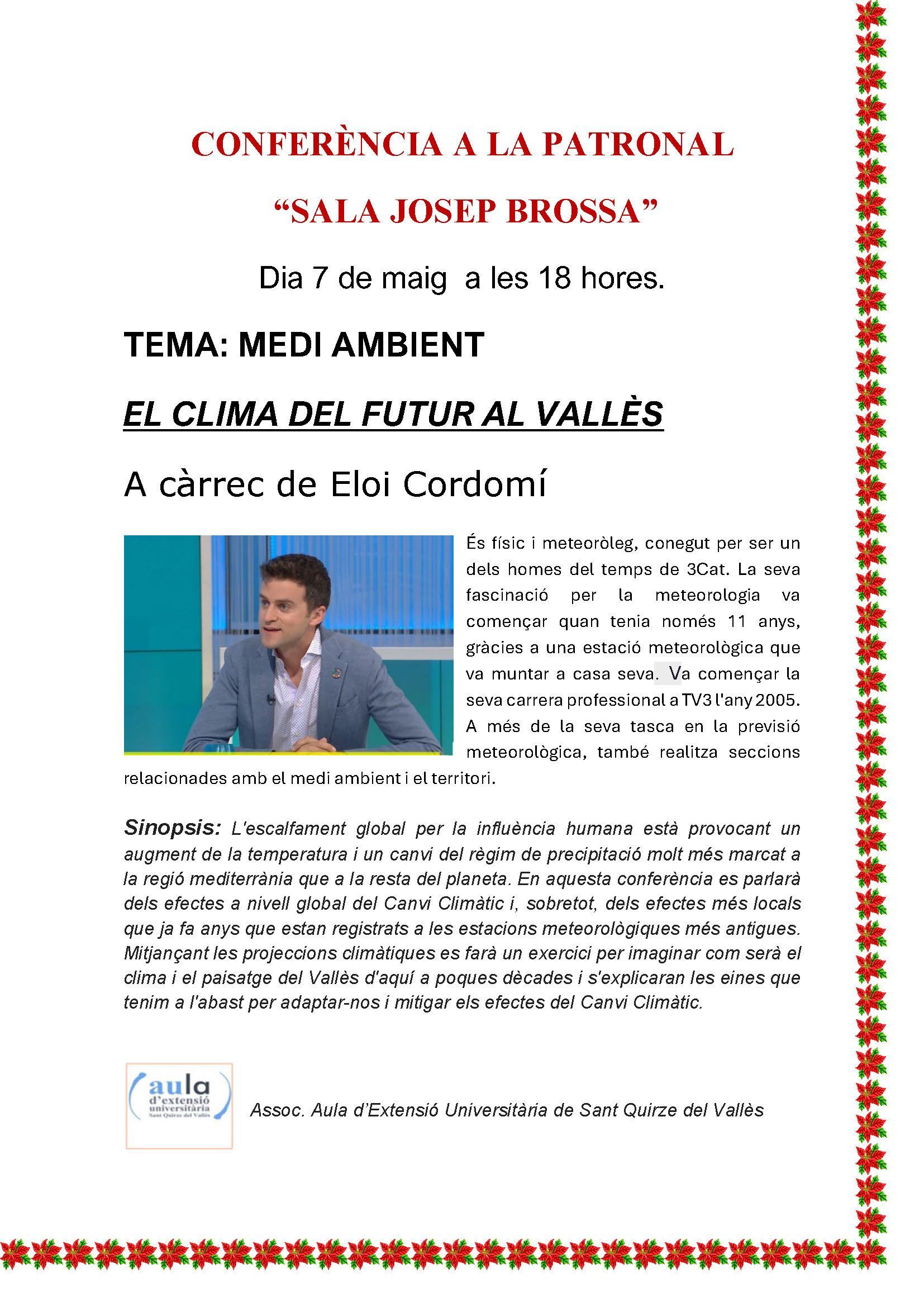 medi ambient Eloi Cordomí