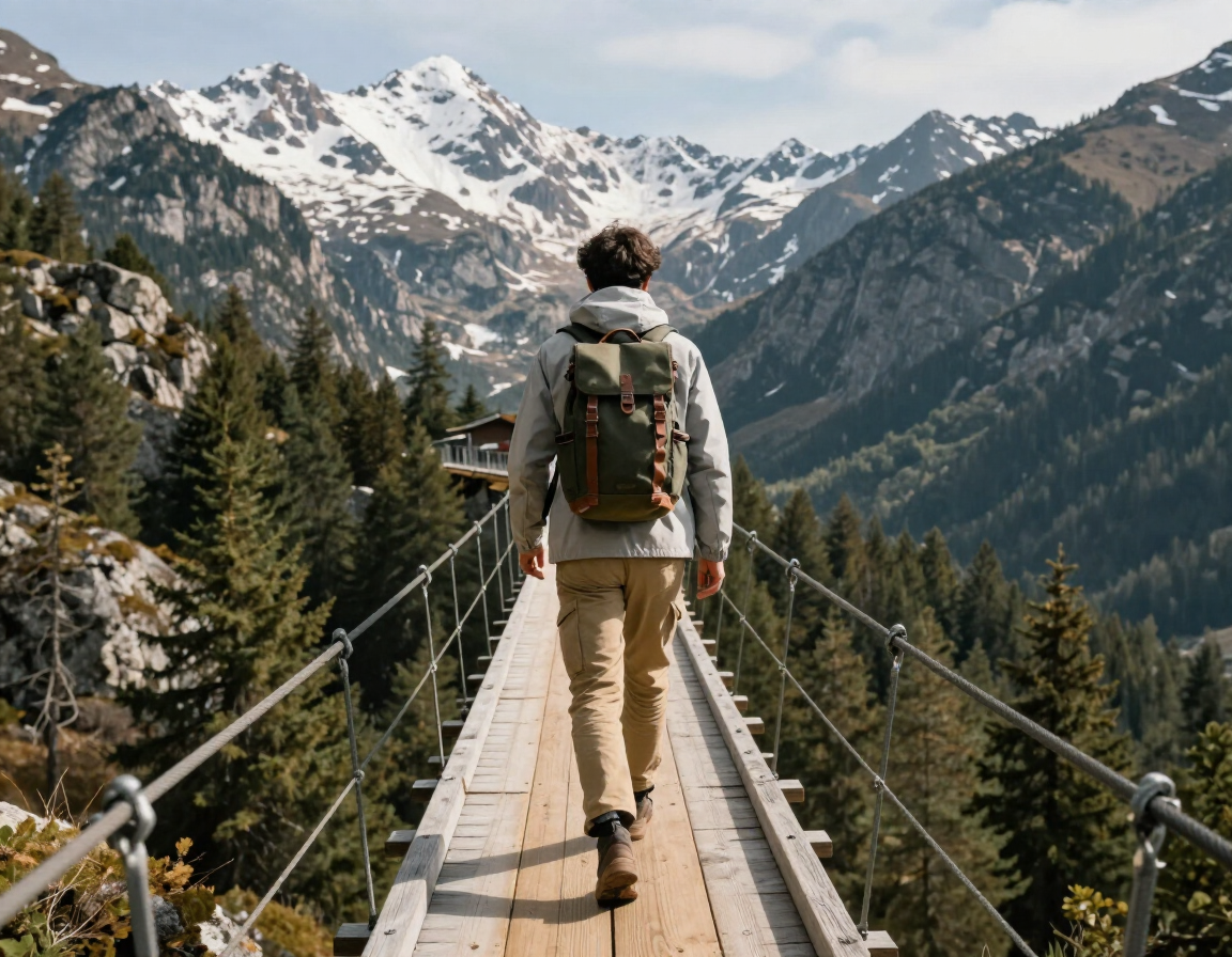 Solo traveler journey