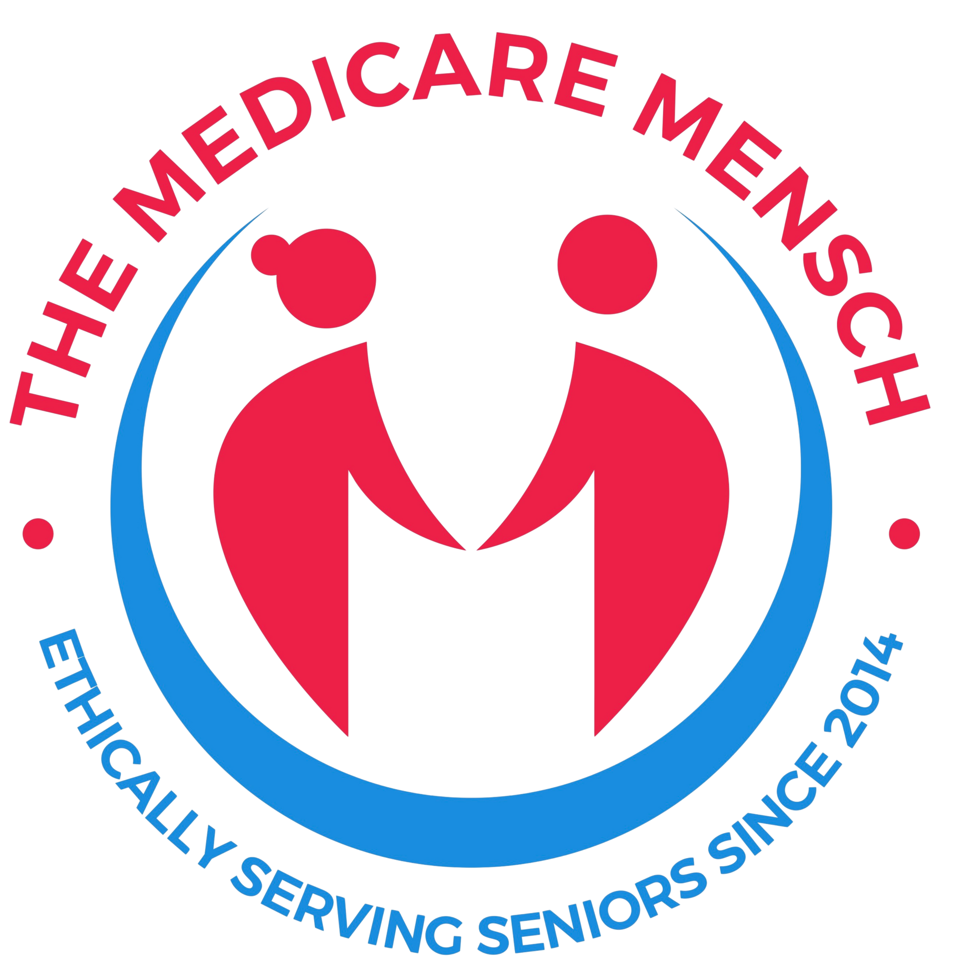 Logo: Two red figures holding hands inside a blue circle, text reads