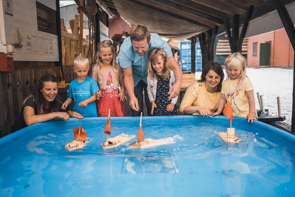 Children activities at Hardanger Maritime centre in Norheimsund