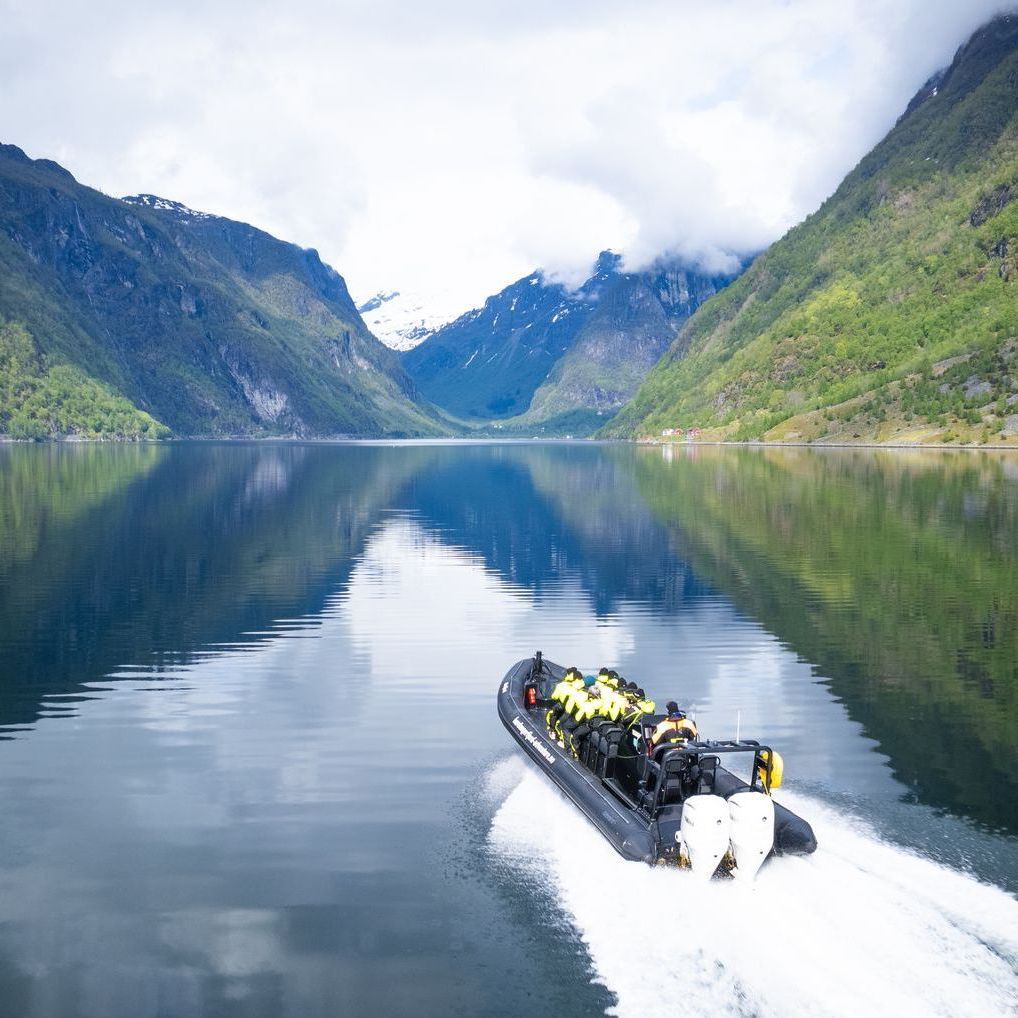 RIB safari in the Osafjord branch of the Hardangerfjord