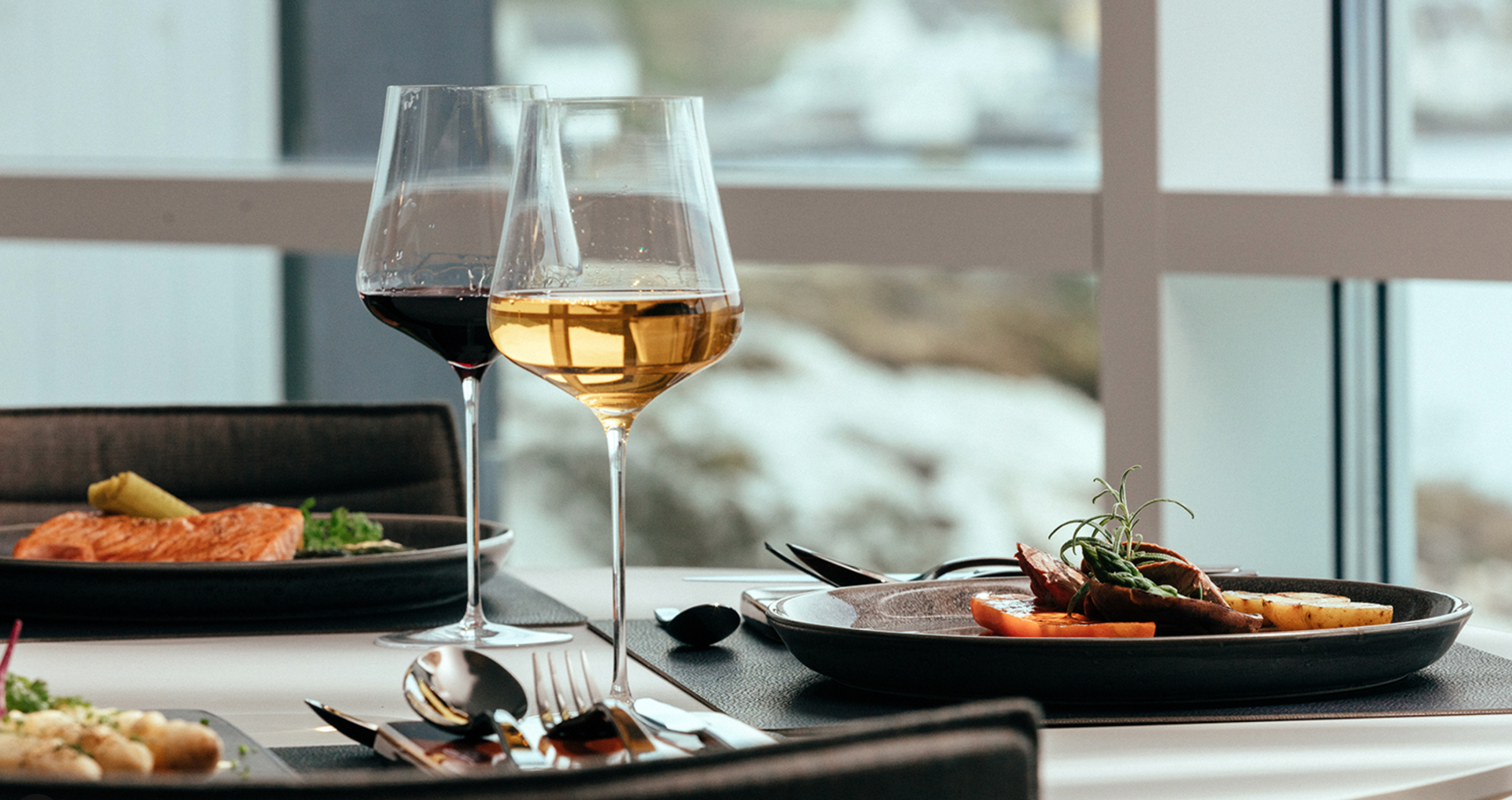 A meal at Hardanger House in Jondal. A small design hotel by the Hardangerfjord.