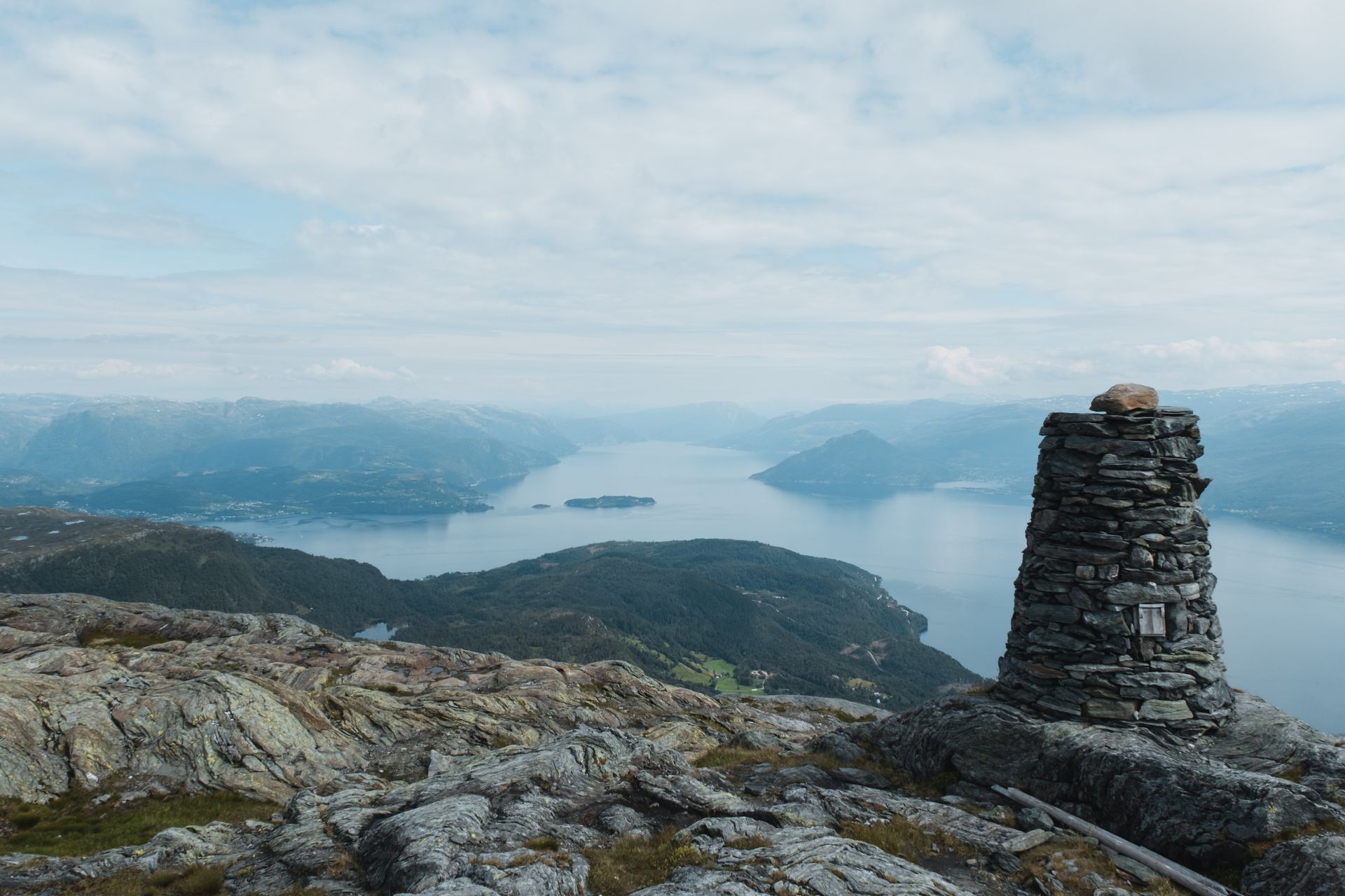 The view from the top of Mt. Tørvikanuten