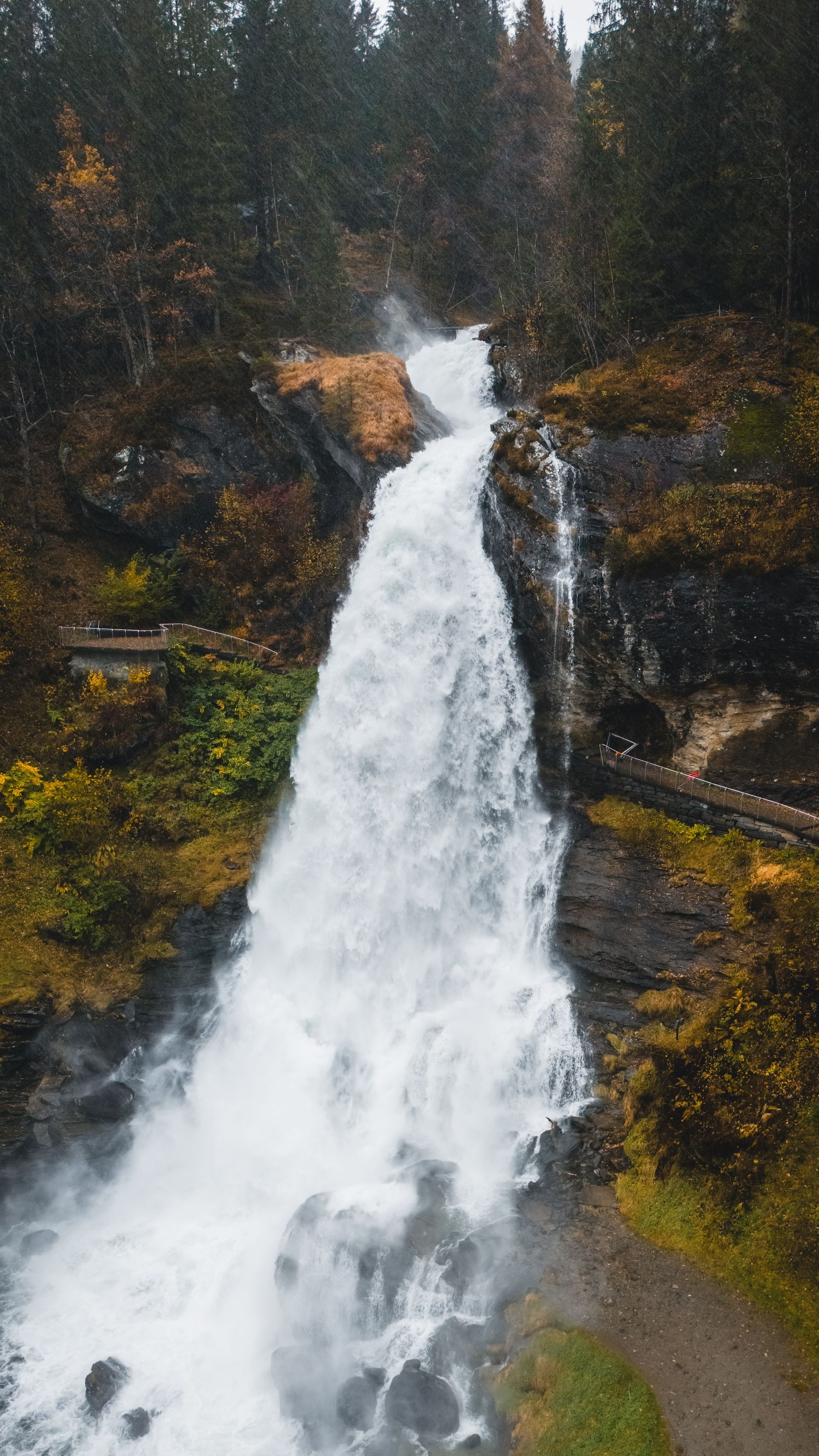 Steinsdalsfossen waterfall in Norheimsund