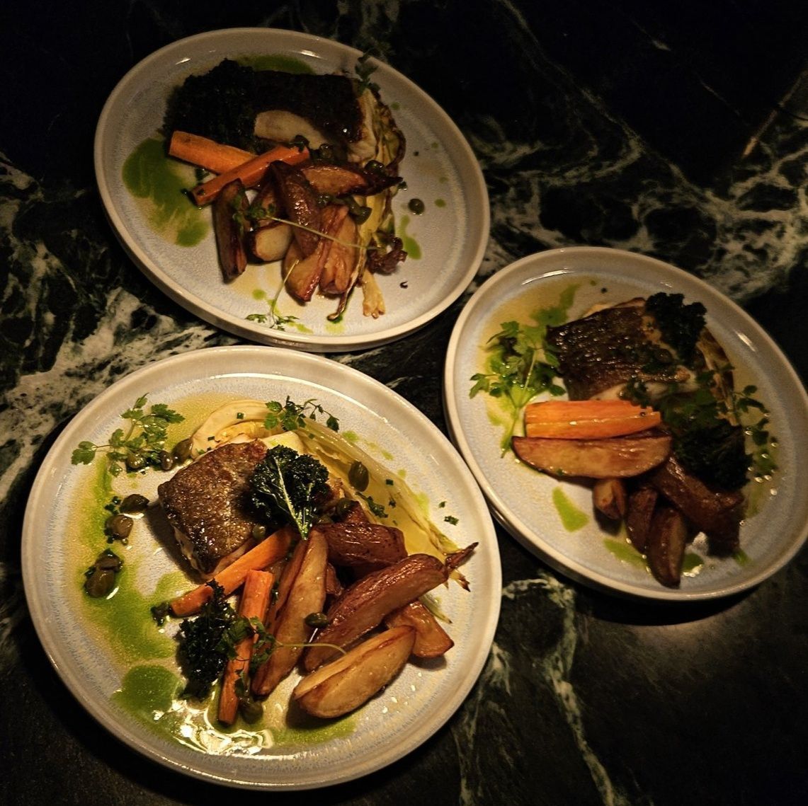 Food served at Sjøhuset in Norheimsund.