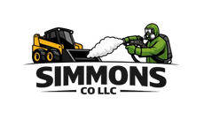 Foam Pros logo with blue house, green spray gun, and green-and-blue swoosh accents