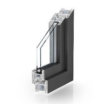serramenti in pvc antracite