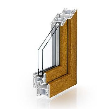 serramenti in pvc golden Oak