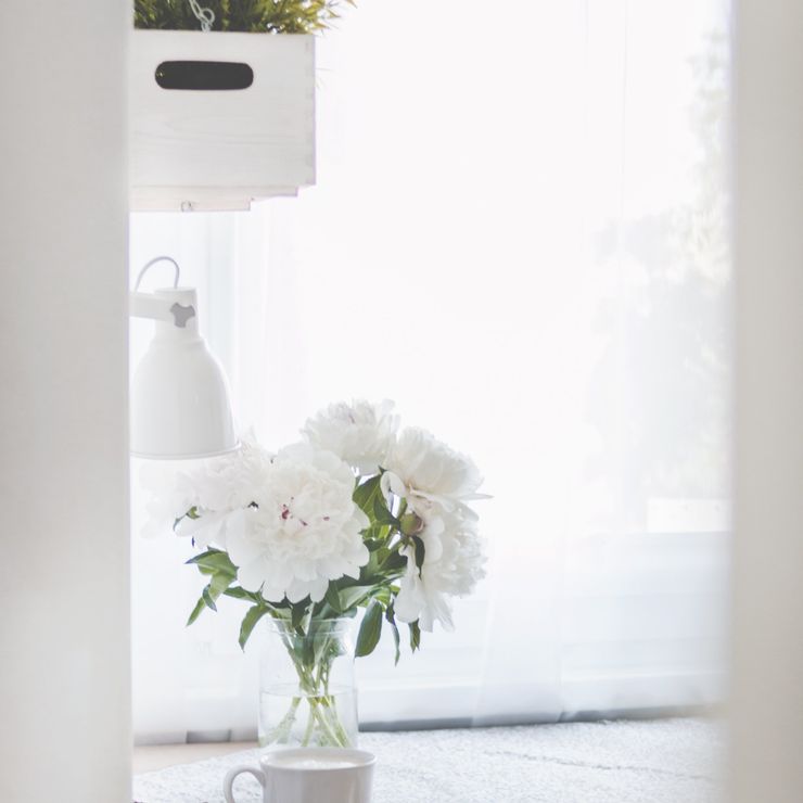 Photo of flowers in a vase