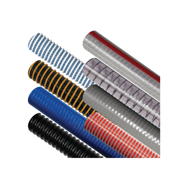 A bunch of different colored pipes on a white background