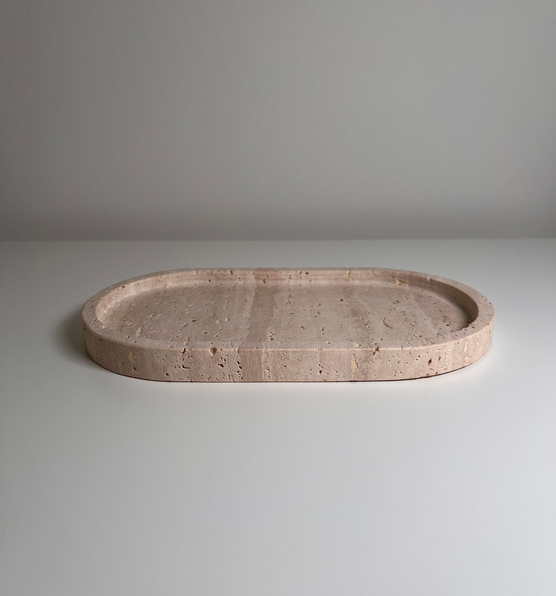Travertine Tray 'Ovala' M