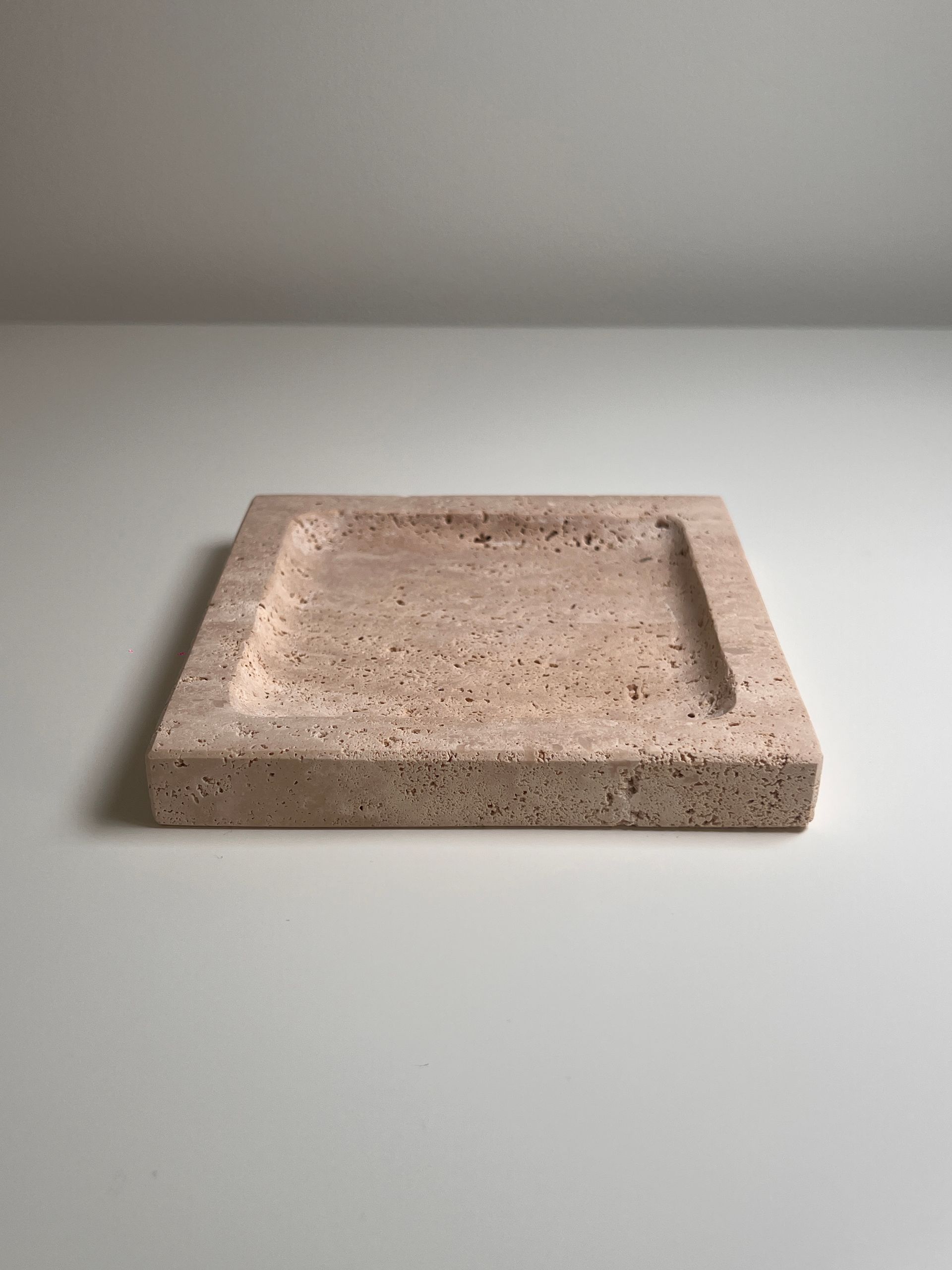 Travertine Tray 'Piazza' M