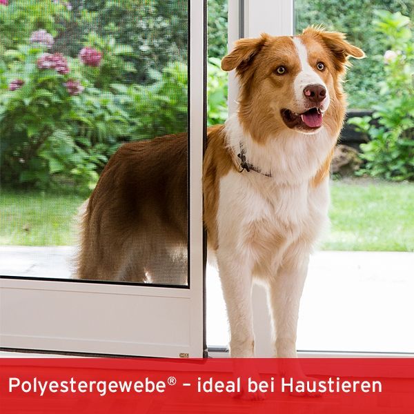 Polyestergewebe Gewebe für ISN Insektenschutzgitter für Türen und Tierklappen bei haushalten mit Hunden und Katzen