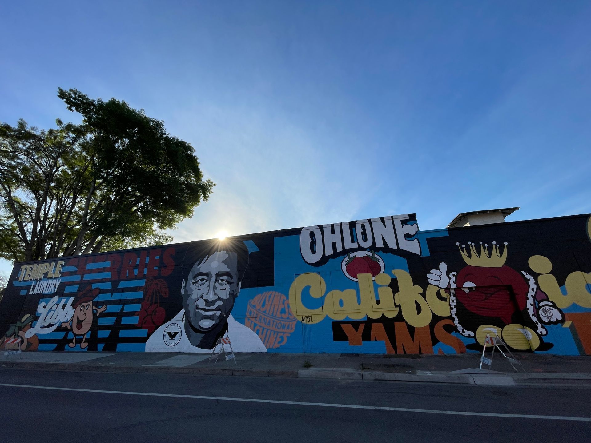 ibm building mural