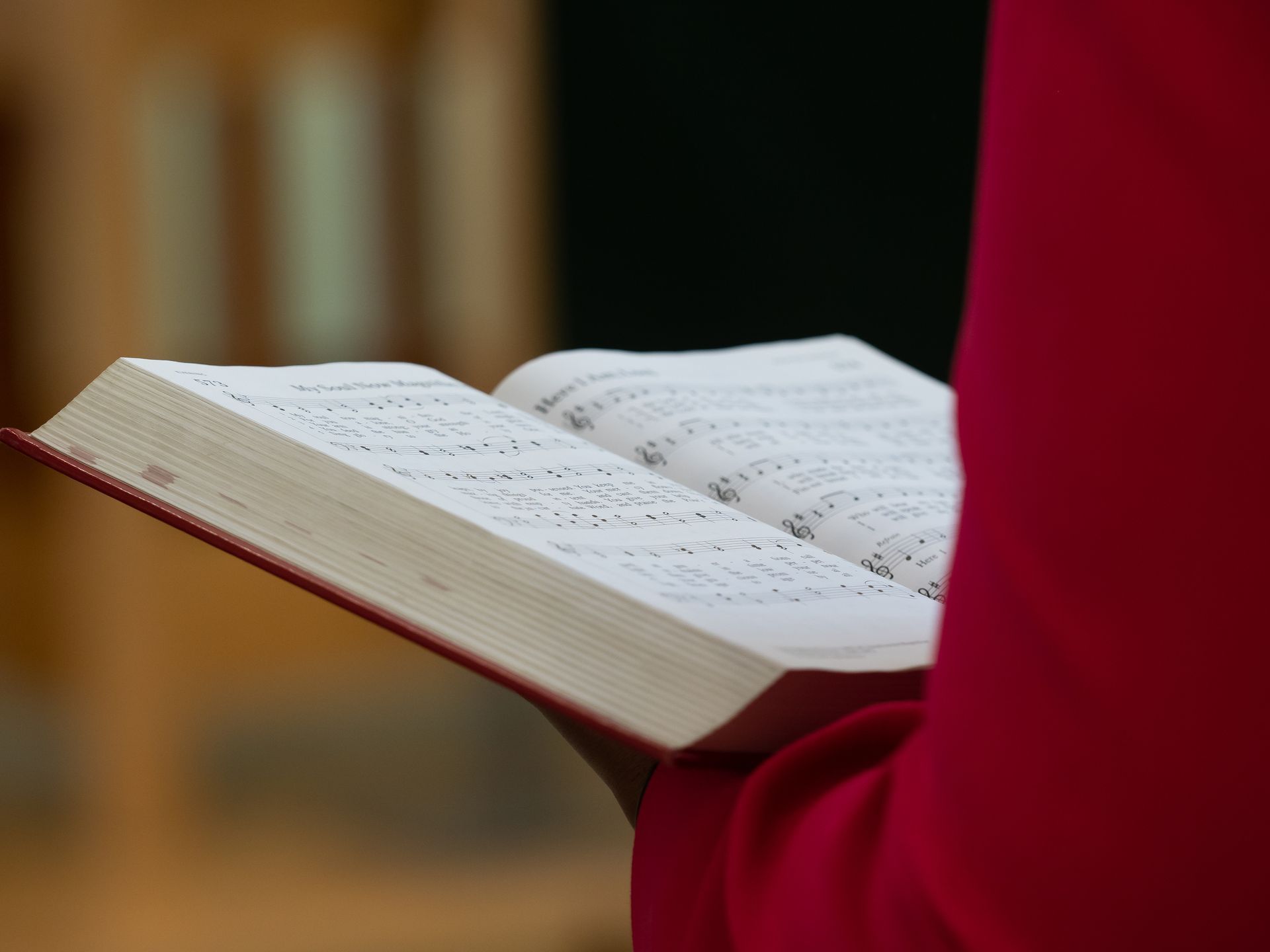 Reading a Hymn Book