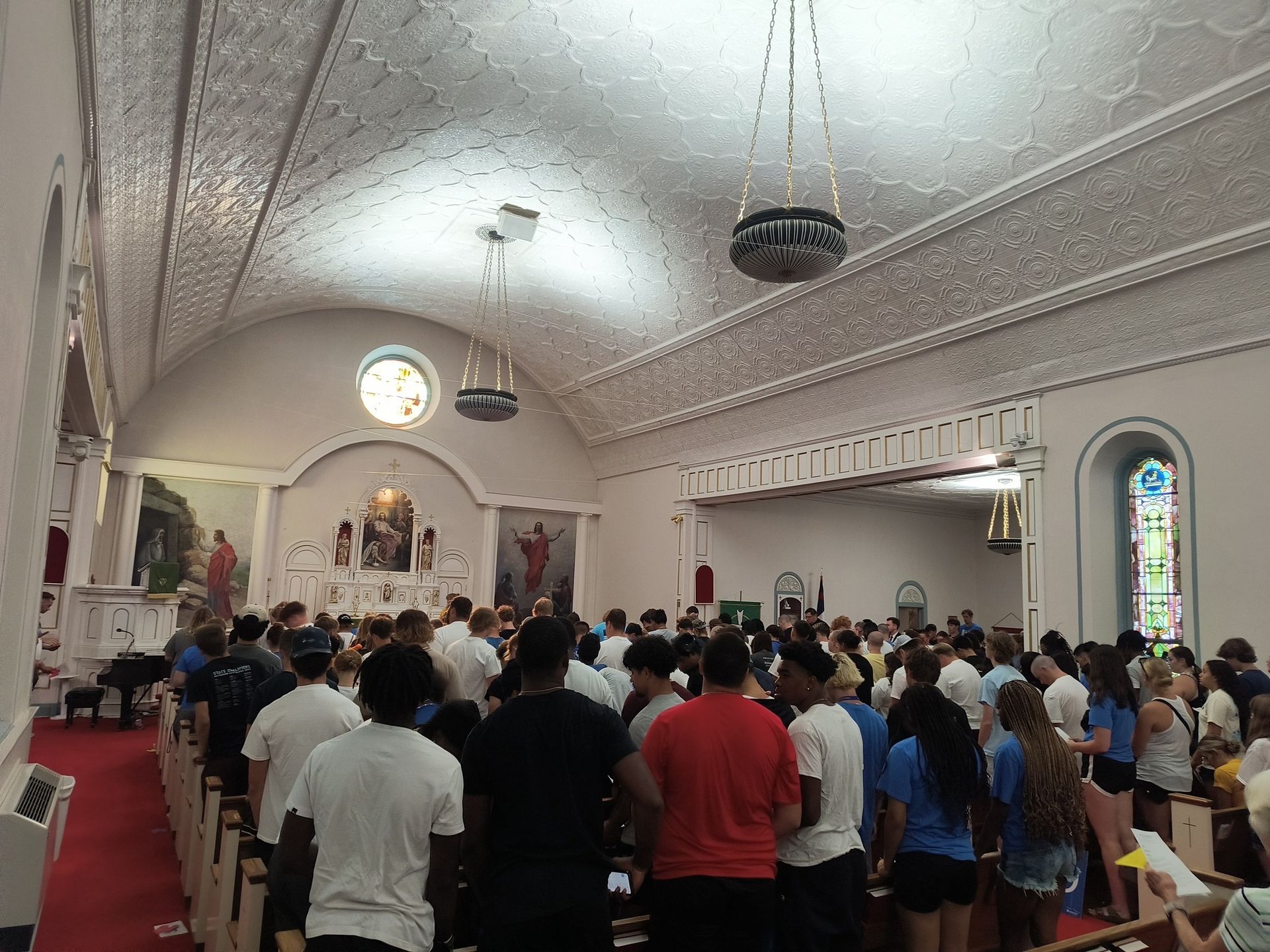 Students in Bethany Lutheran Church