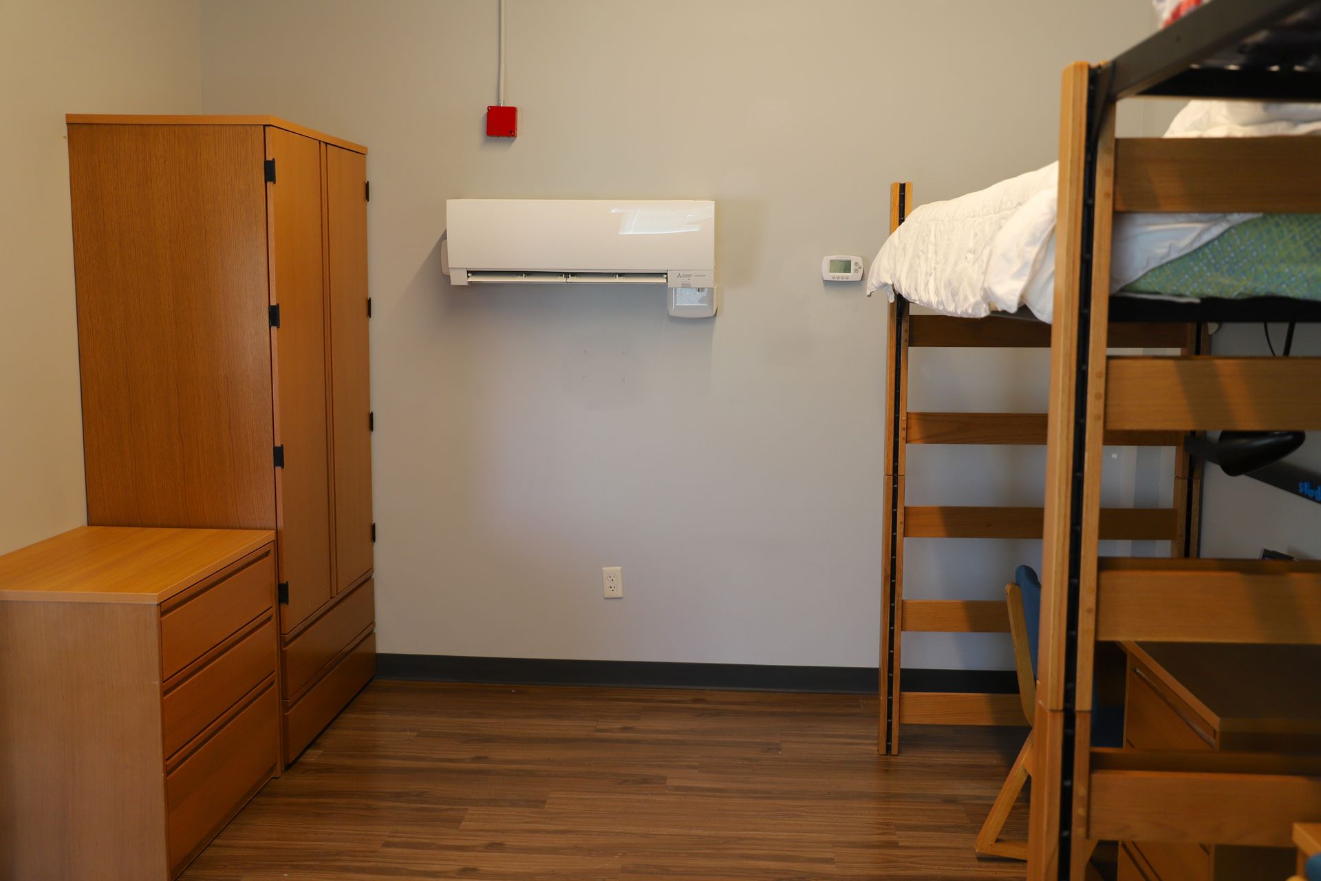Dormitory room interior