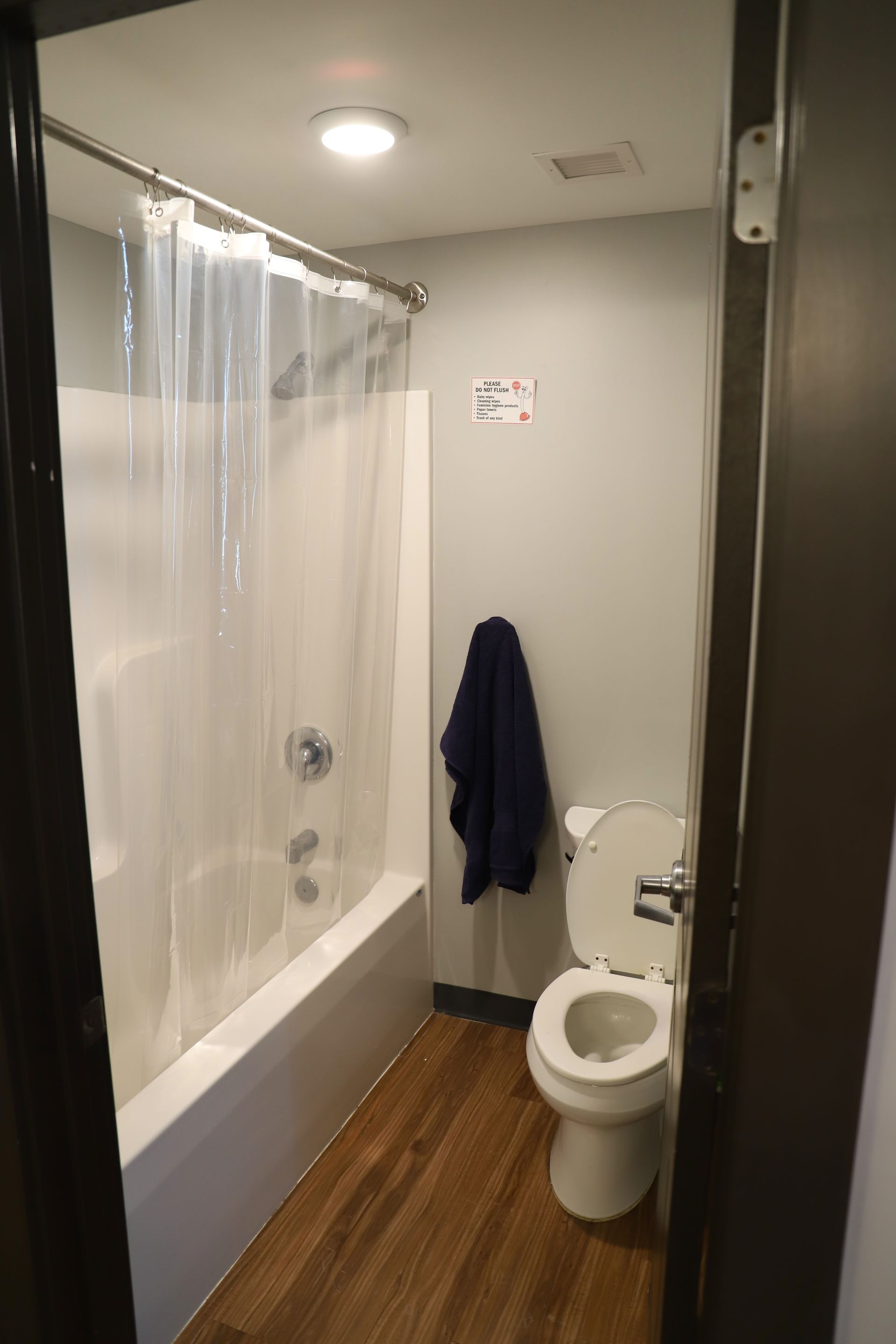 Dormitory bathroom
