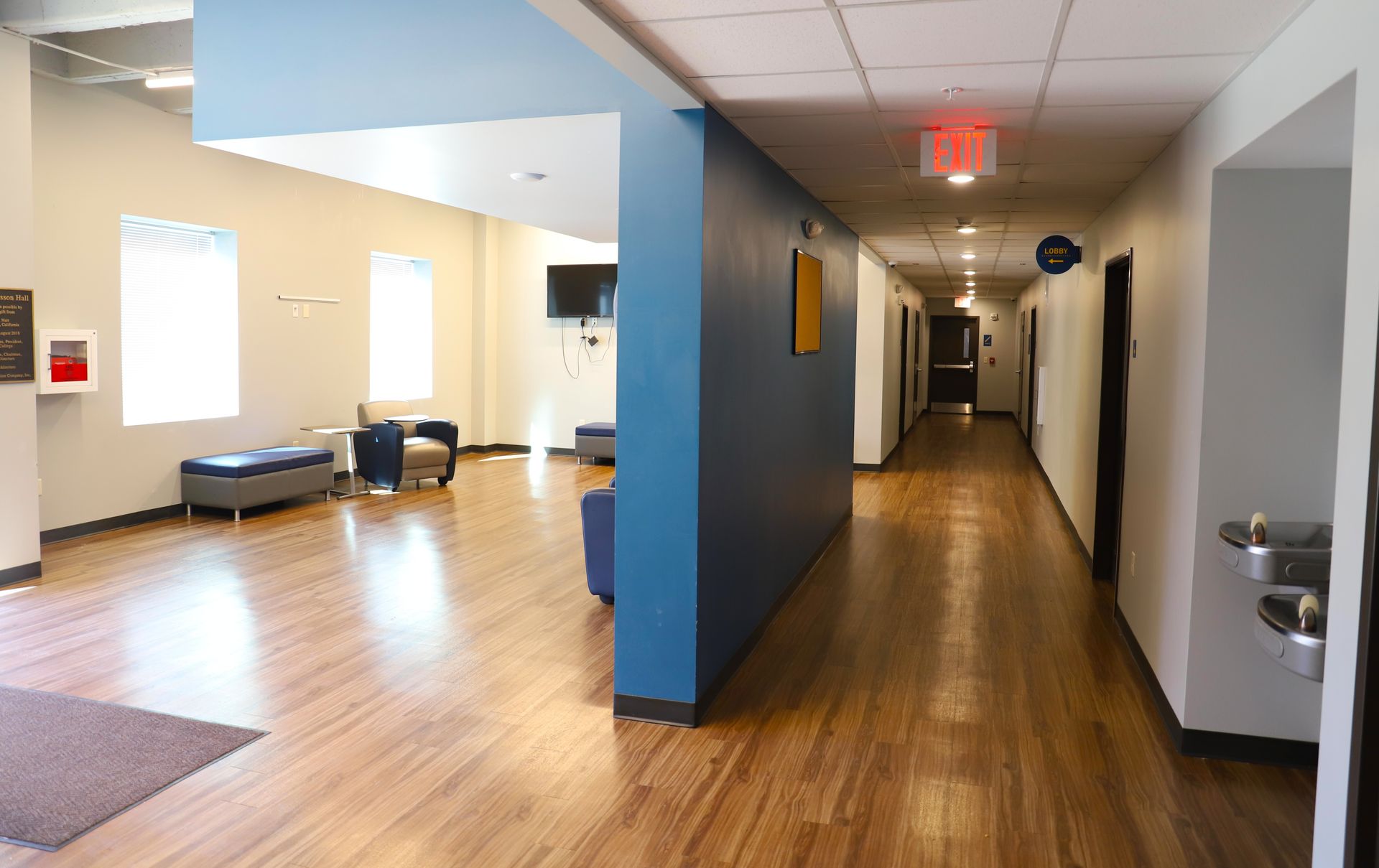 Dormitory lobby