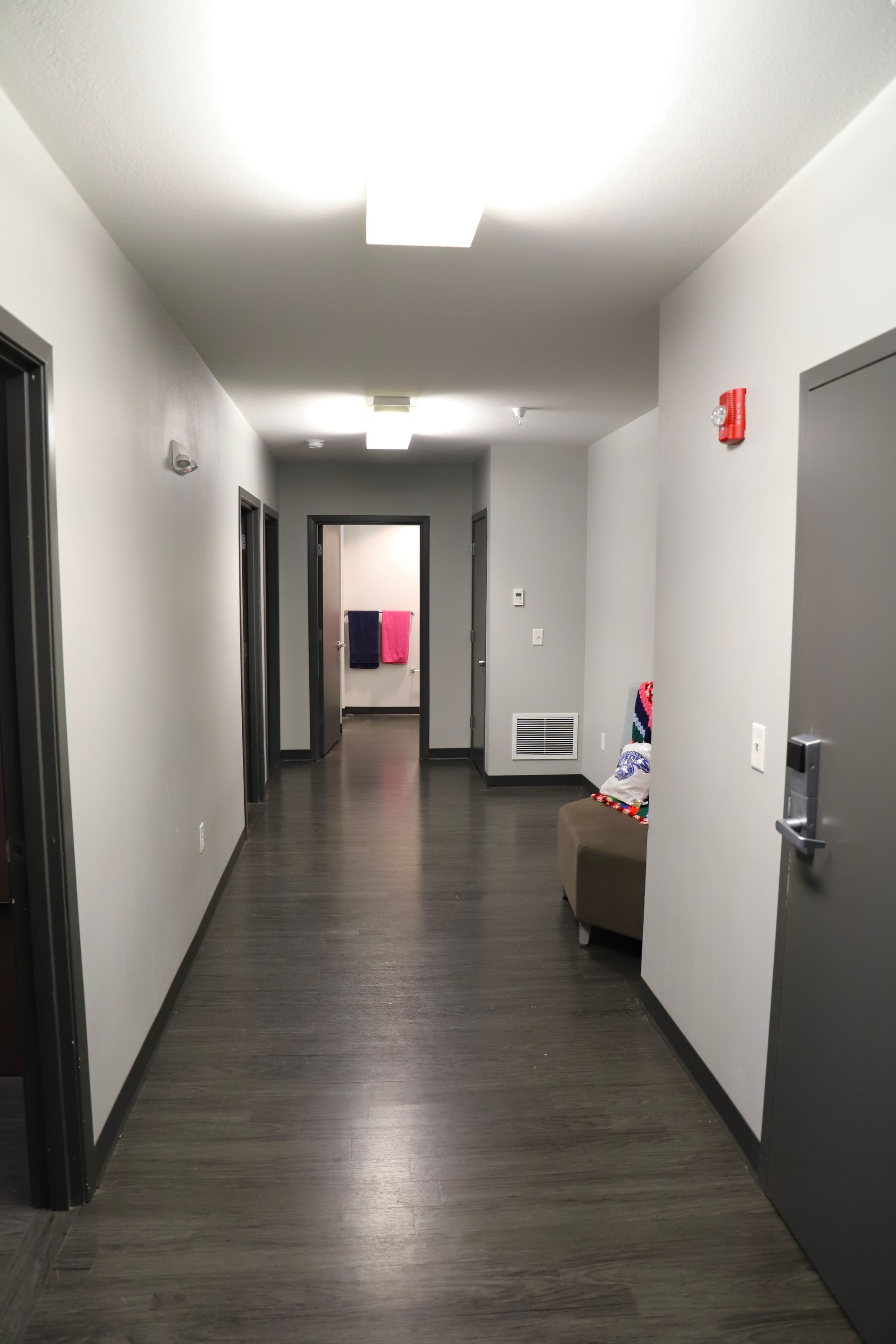Dormitory hallway