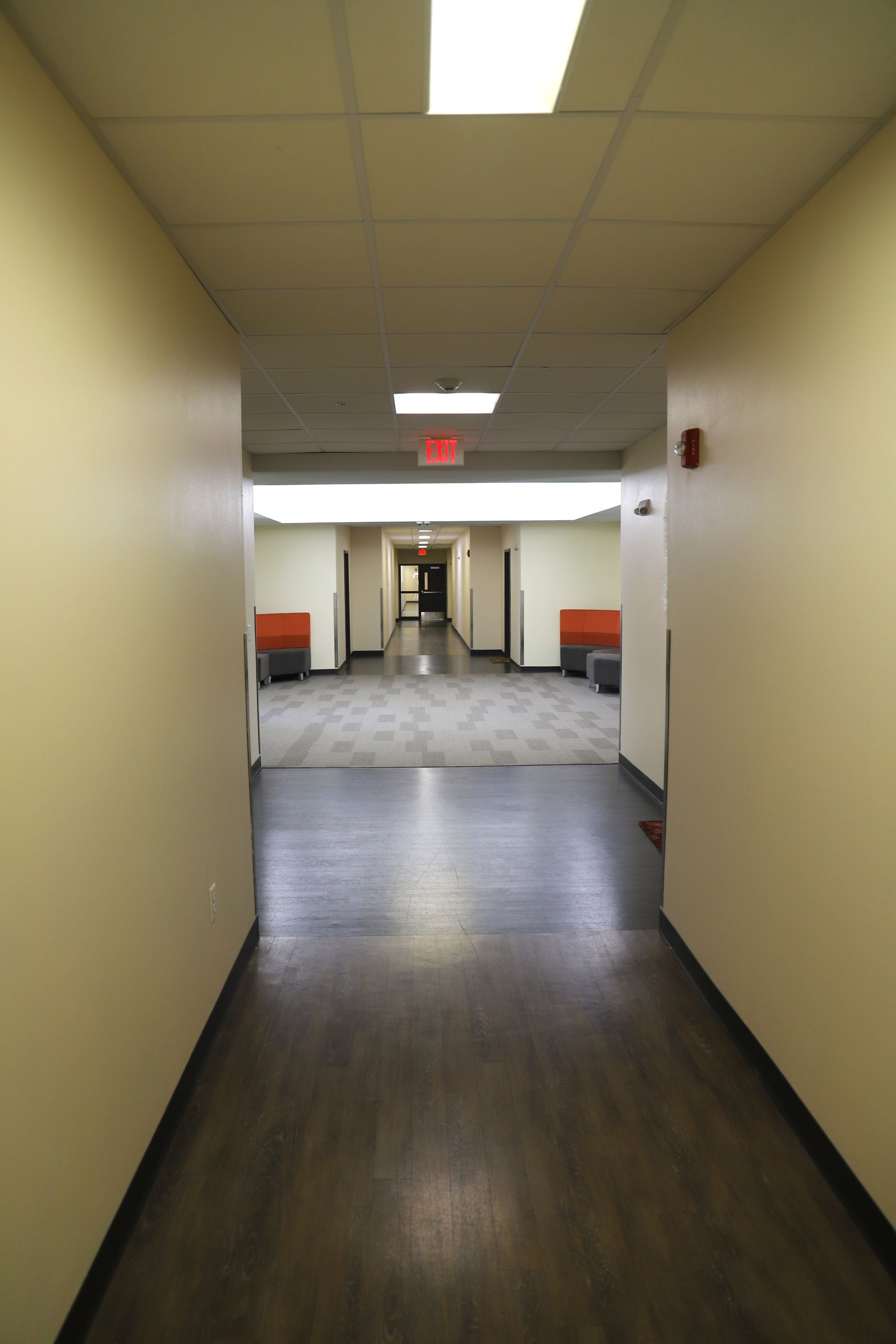 Dormitory hallway