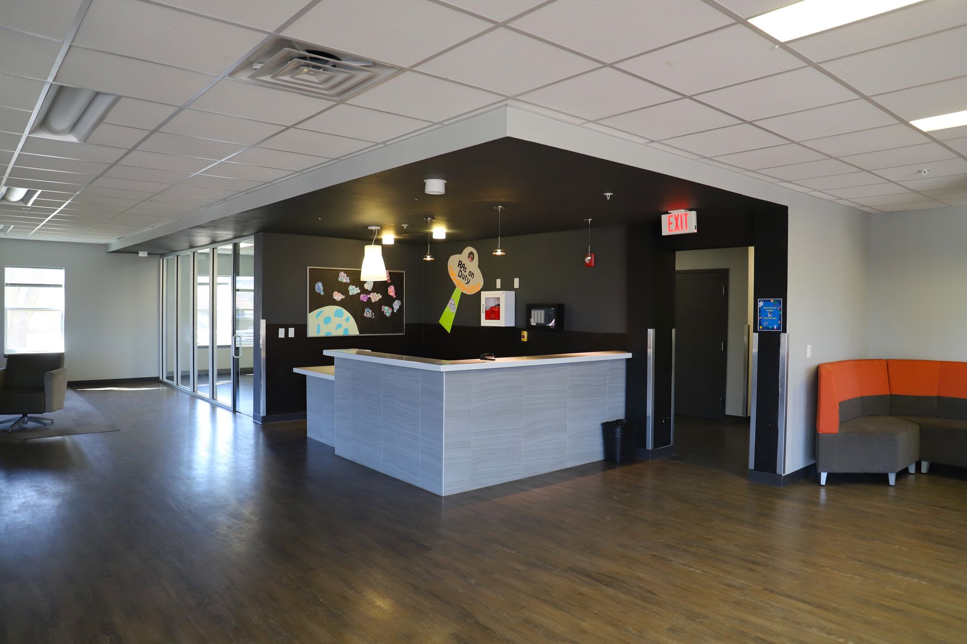Dormitory lobby