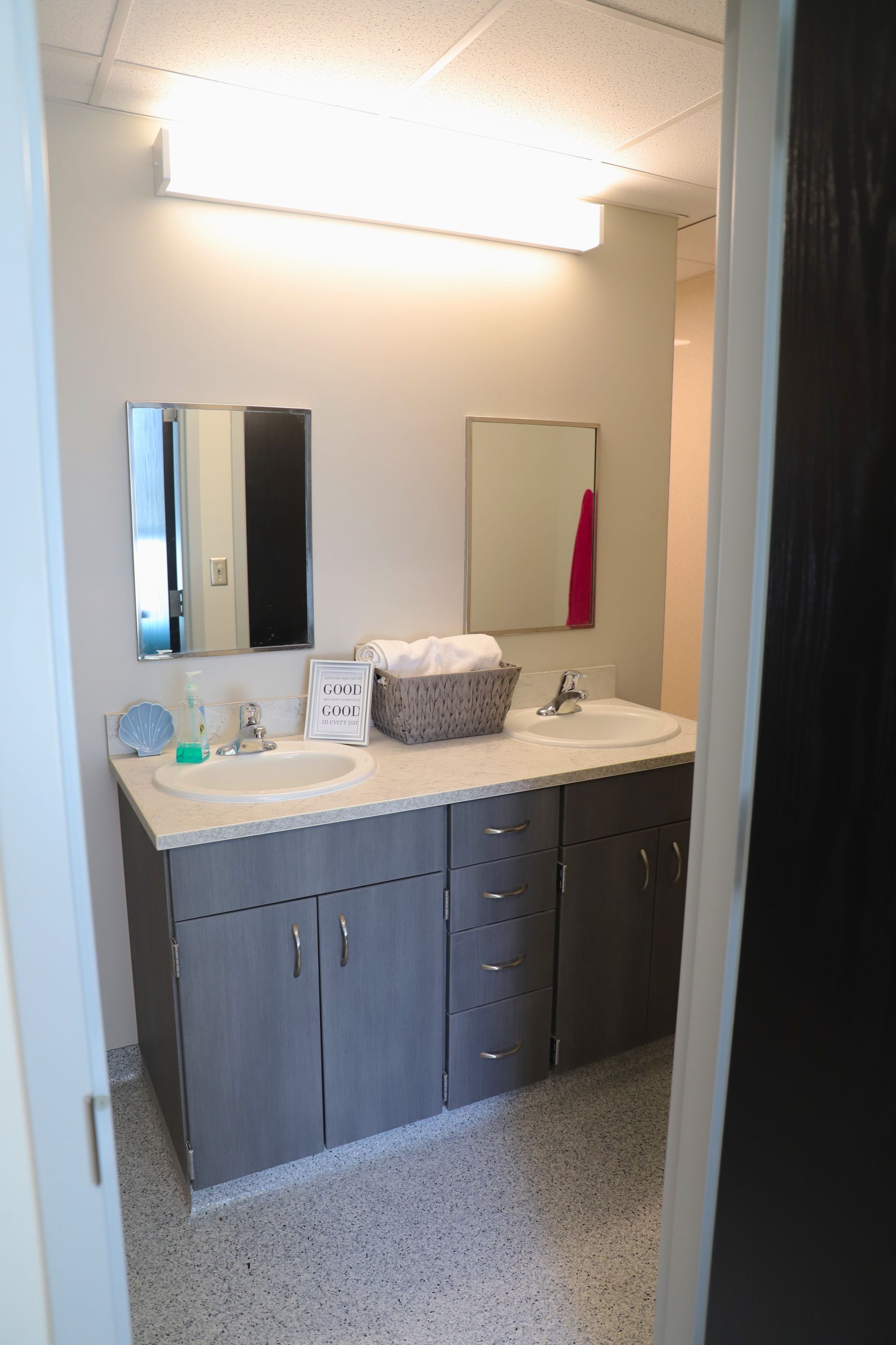 Dormitory bathroom