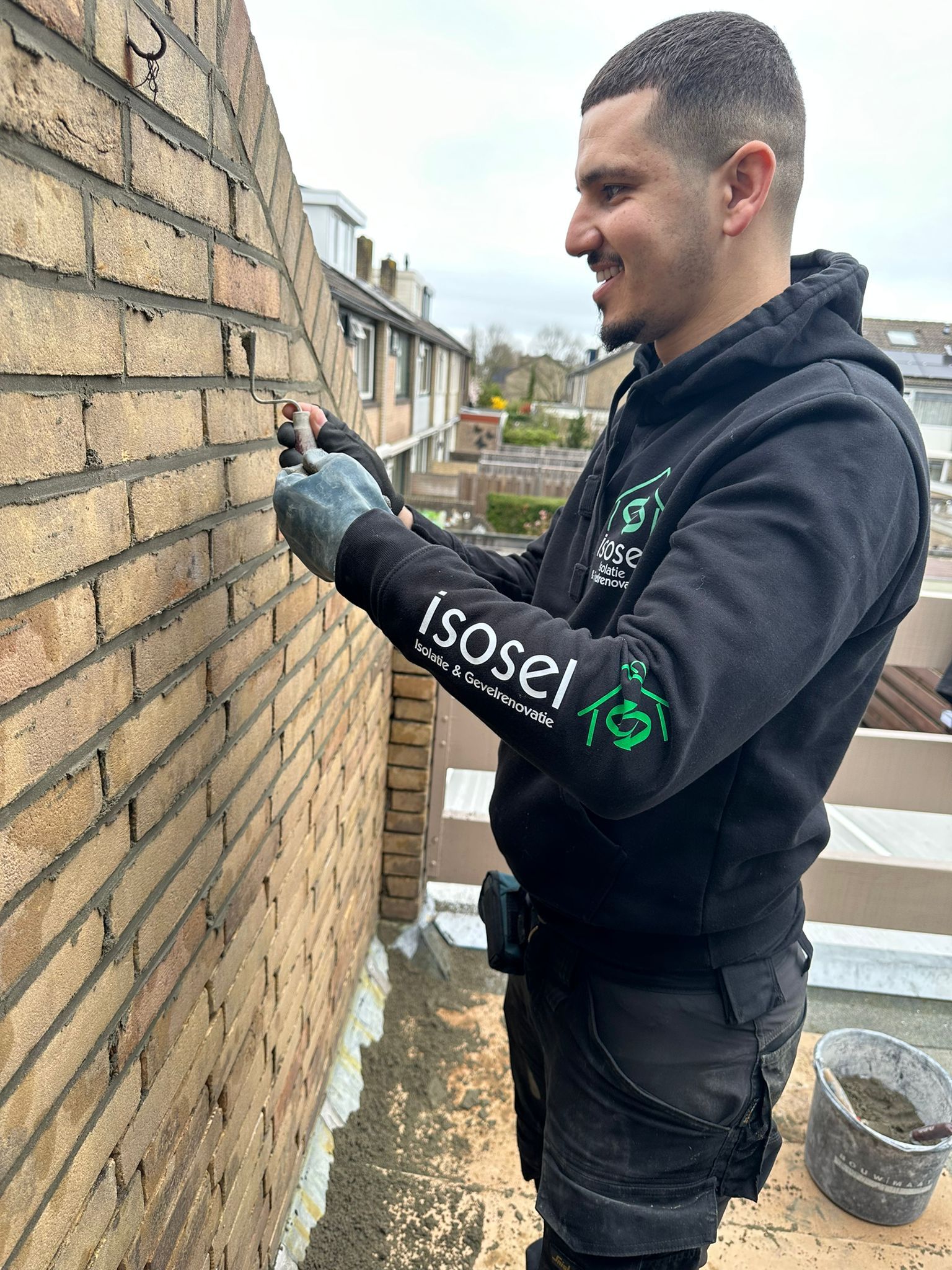 Muur reinigen en impregnatie