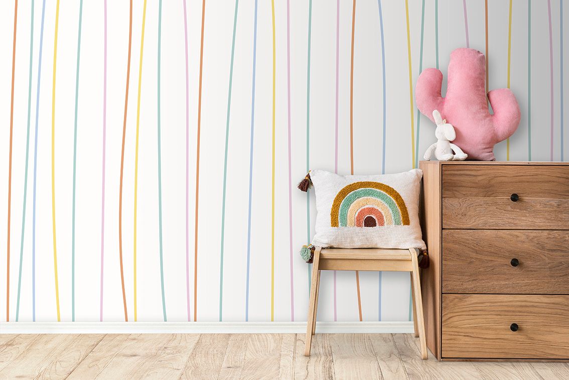 Carta da parati in fibra di vetro per bambini contract horeca hotellerie ville residenziale negozi