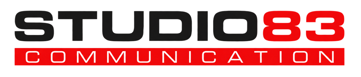 Logo di Studio83 Communication con la scritta