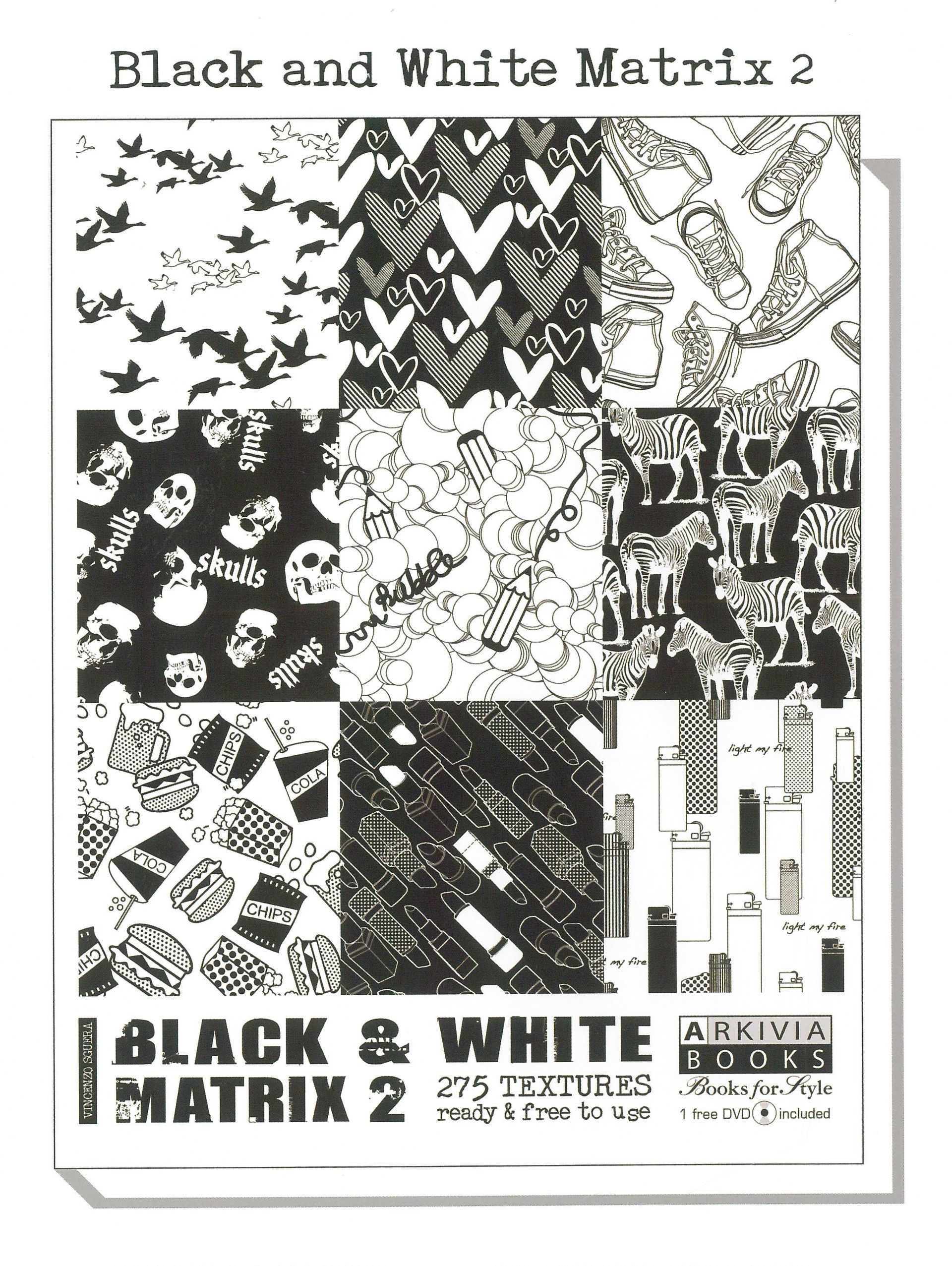 Poster collage in bianco e nero intitolato