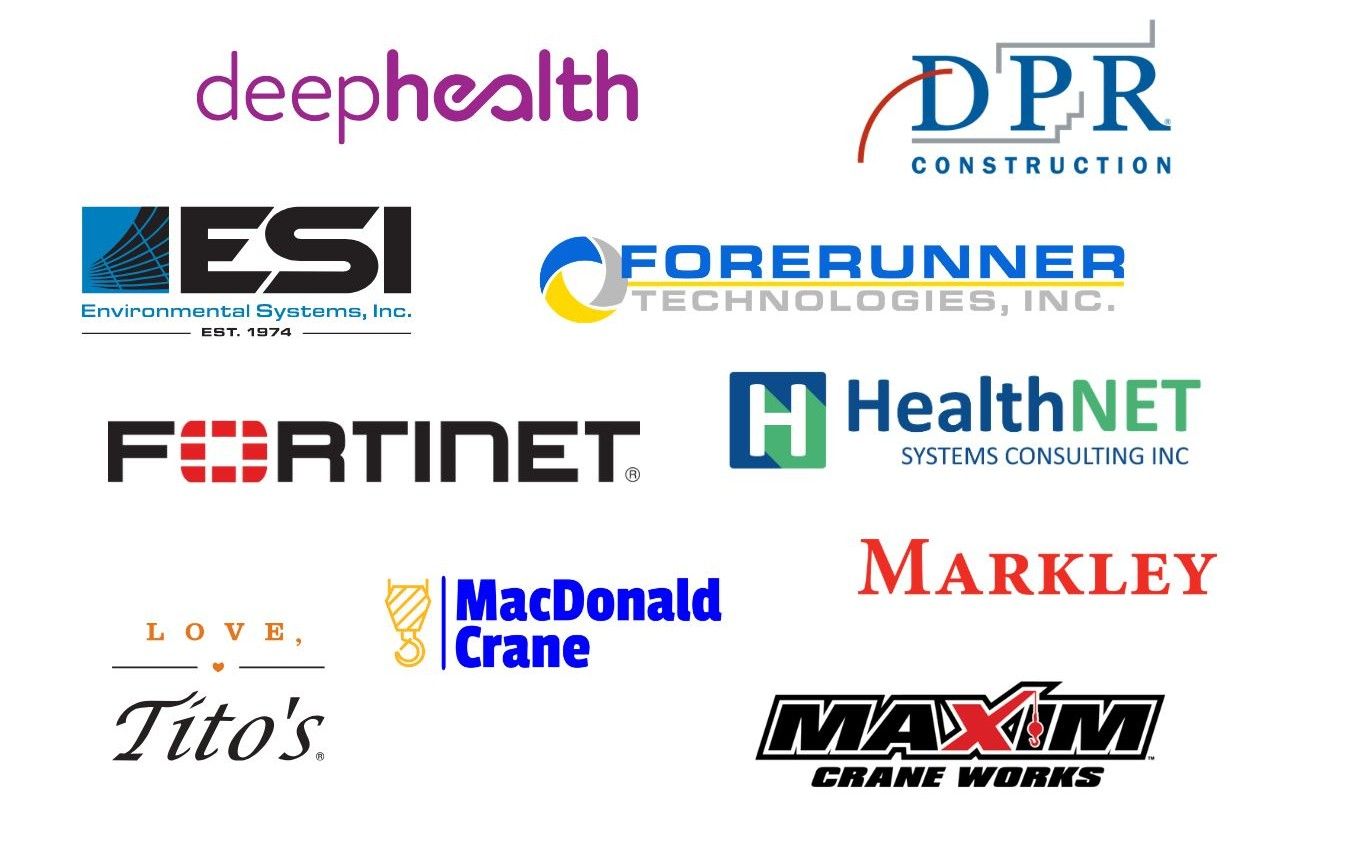 Impact Sponsor logos on a white background