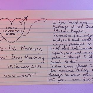 a written note